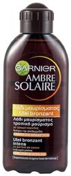 Ambre Solaire Tanning Intensive Oil Λάδι Μαυρίσματος για το Σώμα 200ml Garnier