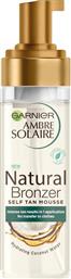 Garnier Ambre Solaire Vegan Natural Bronzer Self Tanning Mousse Σώματος 200ml από το Pharm24