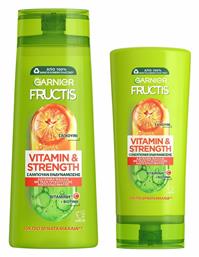 Fructis Vitamin & Strength Σετ Περιποίησης Μαλλιών για Αναδόμηση & Θρέψη 2τμχ 011006 Garnier