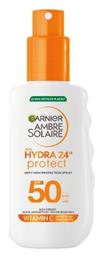 Hydra 24h Protect SPF50 Αντηλιακό 150ml Garnier