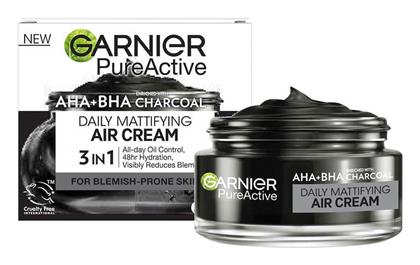 Pure Active Aha+bha Charcoal Ενυδατική Κρέμα 50ml Garnier