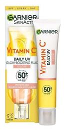 SkinActive Vitamin C Daily UV SPF50 Αντηλιακή Κρέμα Garnier