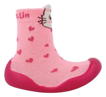 Παιδικές Καλτσοπαντόφλες Ροζ Garvalin