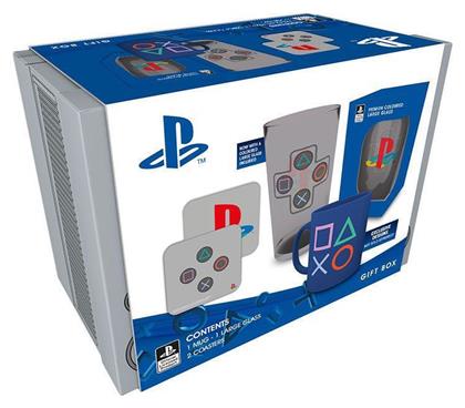 PlayStation Gift Box Classic 2019 Κούπα Κεραμική Γκρι 4τμχ GB eye