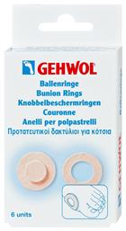 Επιθέματα Bunion Ring Round για το Κότσι 6τμχ Gehwol