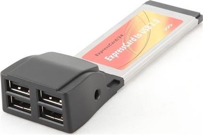 Gembird 4-Port USB 2.0 ExpressCard/34 από το e-shop