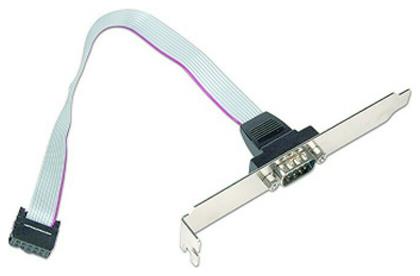 DB9 serial port on bracket Port Bracket Gembird