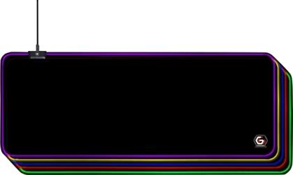 MP-GAMELED-M Gaming Mouse Pad Medium 350mm με RGB Φωτισμό Μαύρο Gembird