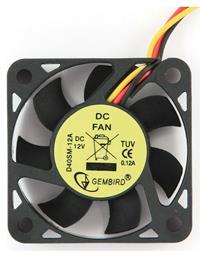 Sleeve Bearing Cooling 12v Case Fan 40mm με Σύνδεση 3-Pin Gembird