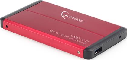 Gembird Θήκη για Σκληρό Δίσκο 2.5'' SATA III με σύνδεση USB3.0 σε Κόκκινο χρώμα από το e-shop
