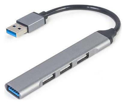 USB 3.1 Hub 4 Θυρών με σύνδεση USB-A Ασημί Gembird