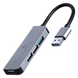 USB 3.1 Hub 4 Θυρών με σύνδεση USB-A Γκρι Gembird