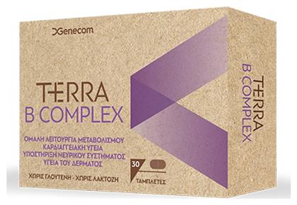 Terra B Complex Βιταμίνη 30 ταμπλέτες Genecom