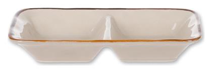 Κεραμική Ορντεβιέρα 2 Θέσεων Μπεζ Π24xΜ12xΥ3.5cm General Trade