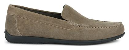 Ascanio Suede Ανδρικά Μοκασίνια σε Καφέ Χρώμα Geox