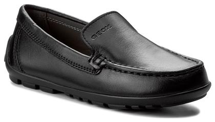 Δερμάτινα Παιδικά Μοκασίνια Μαύρα New Fast Geox από το Modivo