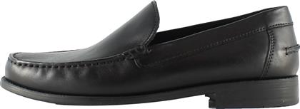Geox New Damon A Δερμάτινα Ανδρικά Loafers σε Μαύρο Χρώμα από το Step One