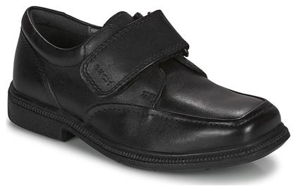 Geox Παιδικά Μοκασίνια με Σκρατς Μαύρα Federico A από το Spartoo