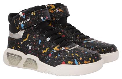 Παιδικά Sneakers High Ανατομικά Μαύρα Geox