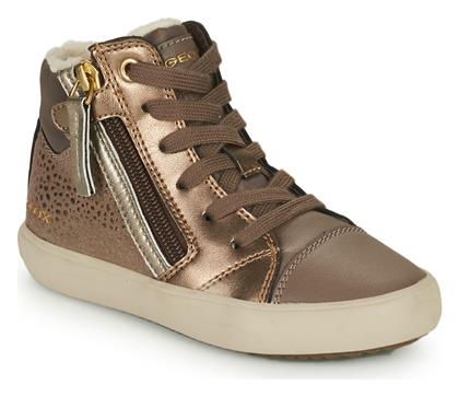 Παιδικά Sneakers High Gisli Ανατομικά για Κορίτσι Χρυσά Geox