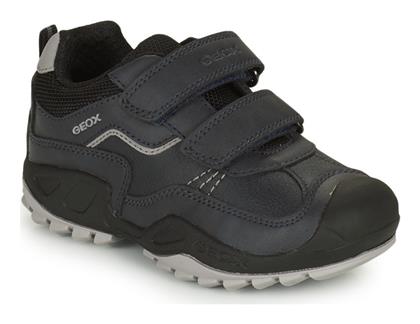 Παιδικά Sneakers Savage Ανατομικά με Σκρατς για Αγόρι Μαύρα Geox