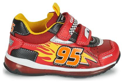 Παιδικά Sneakers Todo Ανατομικά με Σκρατς για Αγόρι Κόκκινα Geox