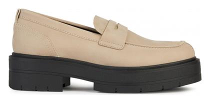 Spherica Γυναικεία Oxfords σε Μπεζ Χρώμα Geox