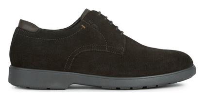Suede Ανδρικά Casual Παπούτσια Μαύρα Geox