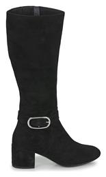 Suede Γυναικείες Μπότες Μαύρες Geox