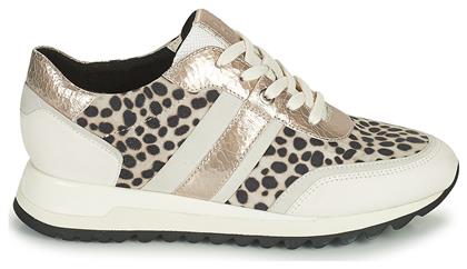 Tabelya Δερμάτινα Ανατομικά Sneakers σε Λευκό Χρώμα Geox