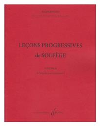 Lecons Progressives de Solfege Vol.2 Παρτιτούρα Gerard Billaudot