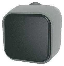 IP54 Στεγανός Εξωτερικός Διακόπτης Τοίχου Φωτισμού με Πλαίσιο Geyer