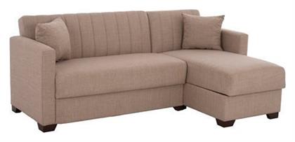 Ghufran Γωνιακός Καναπές Κρεβάτι 200x133εκ. Μπεζ - HomeMarkt