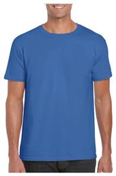 Softstyle 64000 Ανδρικό Διαφημιστικό T-shirt Κοντομάνικο Royal Gildan