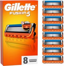 Gillette Fusion 5 Ανταλλακτικές Κεφαλές με 5 Λεπίδες & Λιπαντική Ταινία 8τμχ 8700216331579