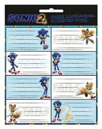 Ετικέτες Τετραδίων Sonic 16τμχ Gim