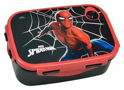 Πλαστικό Παιδικό Δοχείο Φαγητού Spiderman Μαύρο 17.5 x 13 x 7εκ. Gim