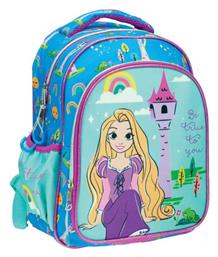 Princess Rapunzel Τσάντα Πλάτης Γαλάζια Gim
