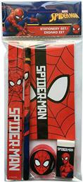 Spiderman Παιδικό Σετ Γραφικής Ύλης με Μολύβι/Γόμα/Ξύστρα Gim