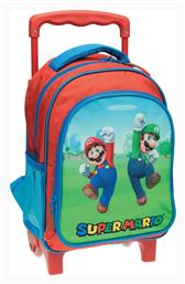 Super Mario Τσάντα Τρόλεϊ Πολύχρωμη 12lt Gim