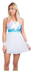 Γυναικείο Φόρεμα Τένις Ankea Jeans Tech (2 in 1) White / Aqua Bidi Badu