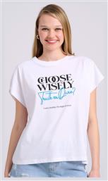 Γυναικείο T-shirt Pop Art Τύπωμα Στην Πλάτη - Funky Buddha