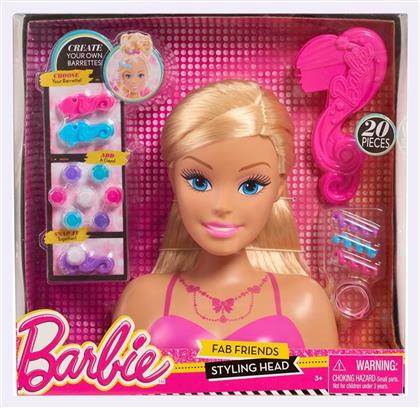 Barbie Fashionistas Κεφάλι Ομορφιάς (Διάφορα Σχέδια) 1τμχ Giochi Preziosi