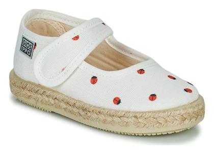 Παιδικές Εσπαντρίγιες με Σκρατς Λευκές Gioseppo