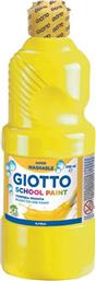 Τέμπερα School Paint 500ml Κίτρινο Giotto