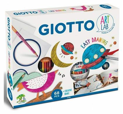 Ζωγραφική Σετ Δημιουργίας Art Lab Easy Drawing για Παιδιά 8+ Ετών Giotto