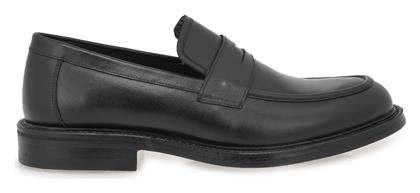 Δερμάτινα Ανδρικά Loafers σε Μαύρο Χρώμα Giovanni Morelli