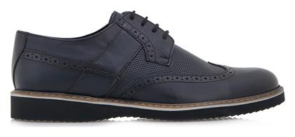 GIOVANNI MORELLI OXFORDS Q537B4342052 - ΜΠΛΕ ΔΕΡΜΑ 1434-NAVY BLUE LEATHER - Giovanni Morelli