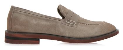 Suede Ανδρικά Loafers σε Μπεζ Χρώμα Giovanni Morelli