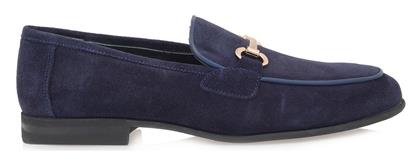 Suede Ανδρικά Loafers σε Μπλε Χρώμα Giovanni Morelli